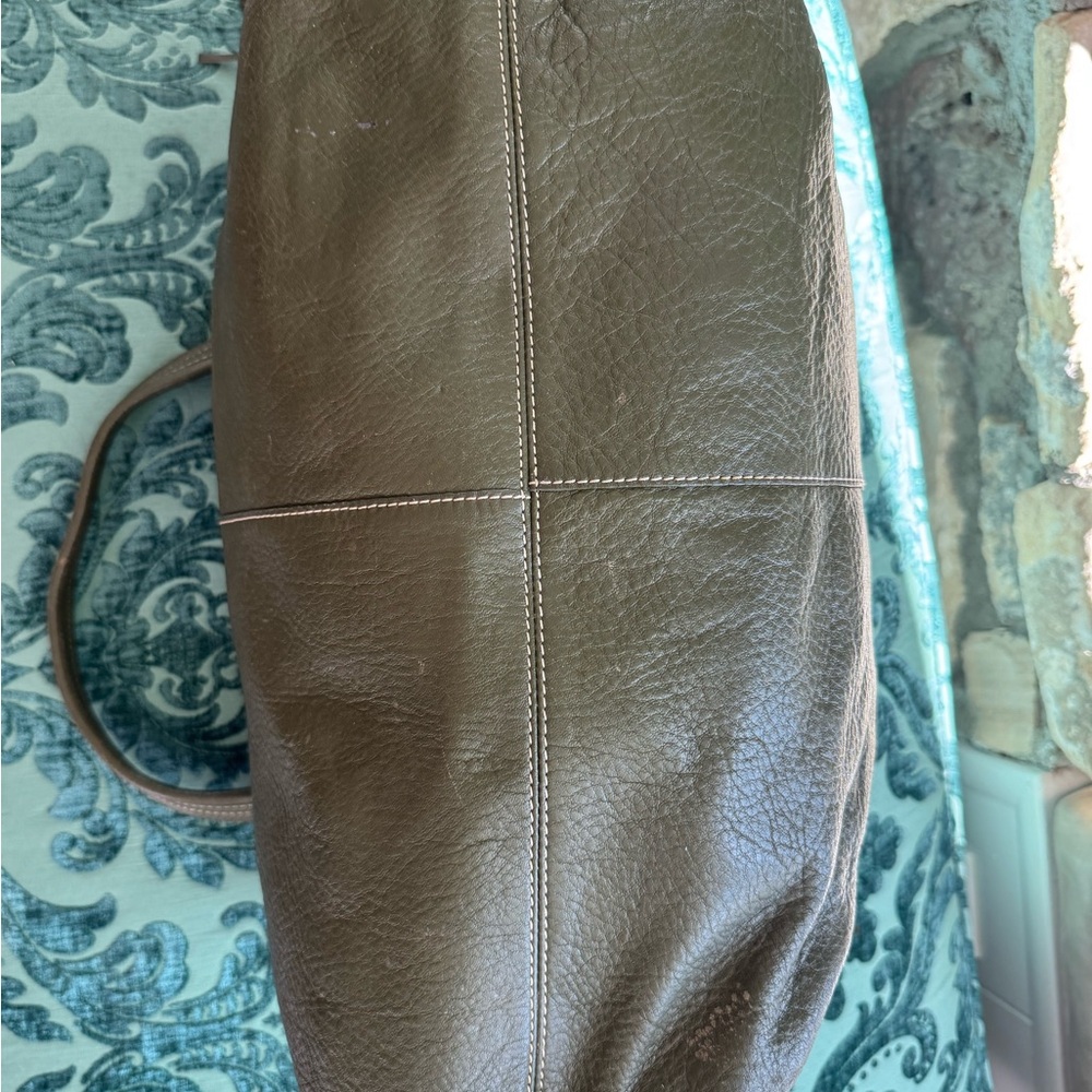 Nordstrom Olive Leather Hobo Bag - Picture 4 of 6